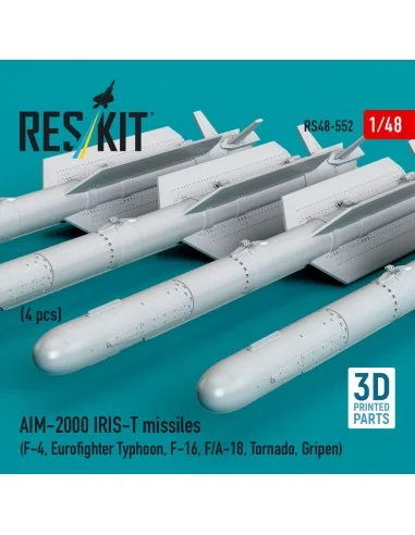 AIM-2000 IRIS-T missiles (4 pcs) (F-4, Eurofighter Typhoon, F-16, F...