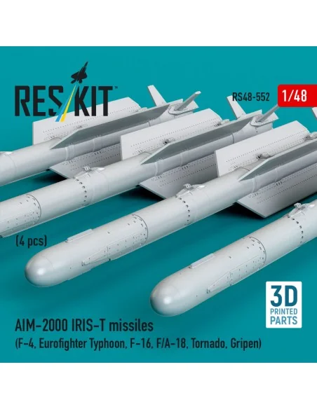 AIM-2000 IRIS-T missiles (4 pcs) (F-4, Eurofighter Typhoon, F-16, F...