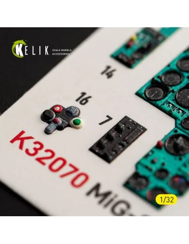MiG-23 MF - interior 3D decals for Trumpeter, 1/32 - Kelik K32070