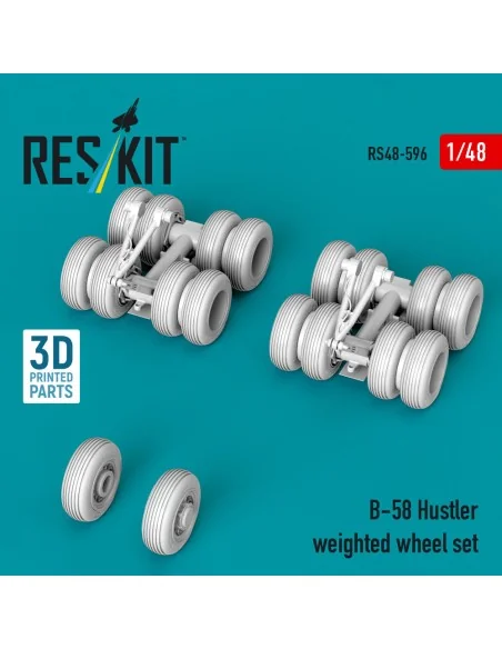 B-58 Hustler weighted wheel set (3D Printed), 1/48 - ResKit Models ...