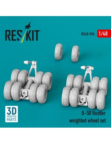 B-58 Hustler weighted wheel set (3D Printed), 1/48 - ResKit Models ...