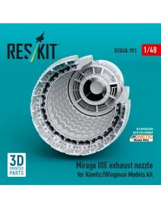 Mirage IIIE exhaust nozzle (3D Printed) Kinetic / Wingman Models, 1...