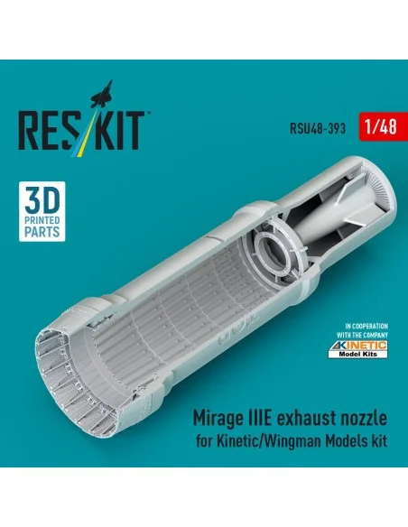 Mirage IIIE exhaust nozzle (3D Printed) Kinetic / Wingman Models, 1...