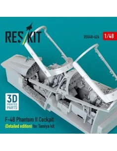 F-4B Phantom II Cockpit (Detailed edition) (3D Printed) for Tamiya,...