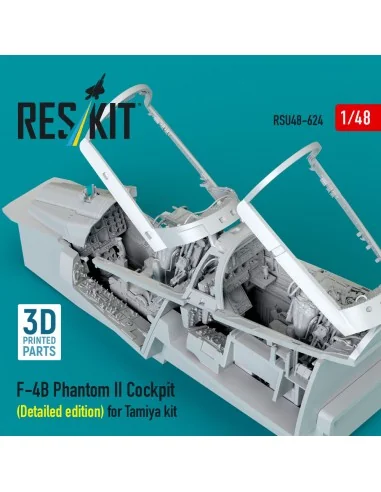 F-4B Phantom II Cockpit (Detailed edition) (3D Printed) for Tamiya,...
