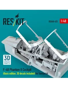 F-4B Phantom II Cockpit (Basic edition, 3D decals included) (3D Pri...