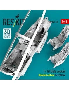 F-16I Sufa cockpit (Detailed edition) (3D Printed) for Great Wall H...