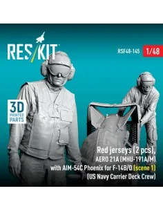 Red jerseys (2 pcs), AERO 21A (MHU-191A/M) with AIM-54C Phoenix for...