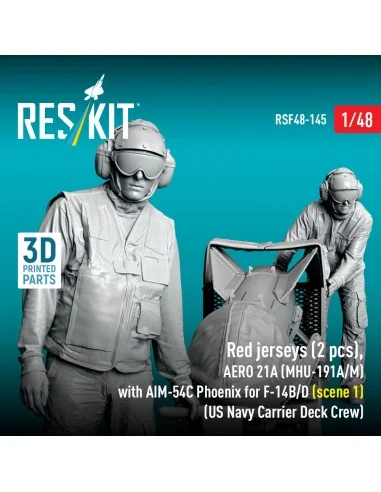 Red jerseys (2 pcs), AERO 21A (MHU-191A/M) with AIM-54C Phoenix for...