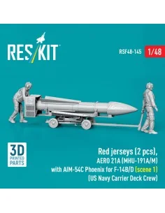 Red jerseys (2 pcs), AERO 21A (MHU-191A/M) with AIM-54C Phoenix for... 2