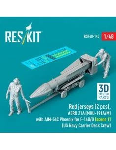Red jerseys (2 pcs), AERO 21A (MHU-191A/M) with AIM-54C Phoenix for...