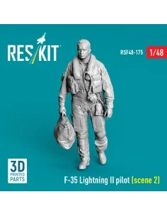 F-35 Lightning II pilot (scene 2) (3D Printed), 1/48 - ResKit Model... 2
