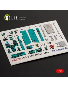 MiG-23 ML/MLD - interior 3D decals for Trumpeter, 1/48 - Kelik K48197 2