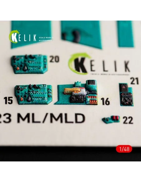 MiG-23 ML/MLD - interior 3D decals for Trumpeter, 1/48 - Kelik K48197