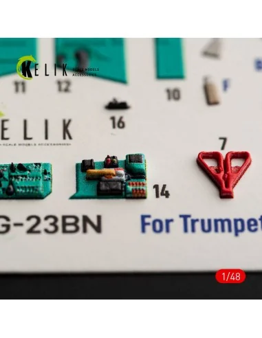 MiG-23BN - interior 3D decals for Trumpeter, 1/48 - Kelik K48198
