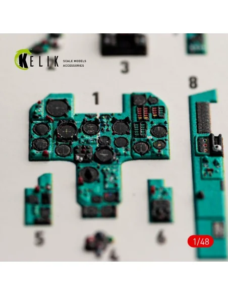 MiG-23BN - interior 3D decals for Trumpeter, 1/48 - Kelik K48198