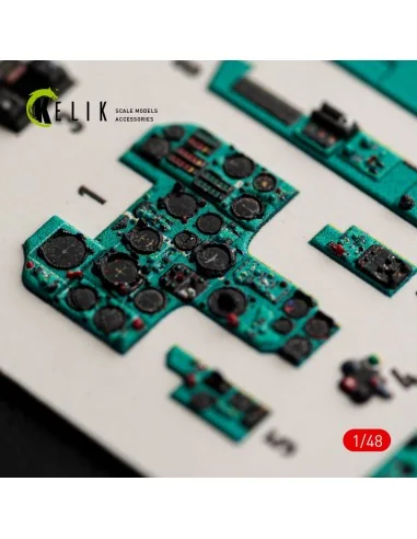MiG-23BN - interior 3D decals for Trumpeter, 1/48 - Kelik K48198