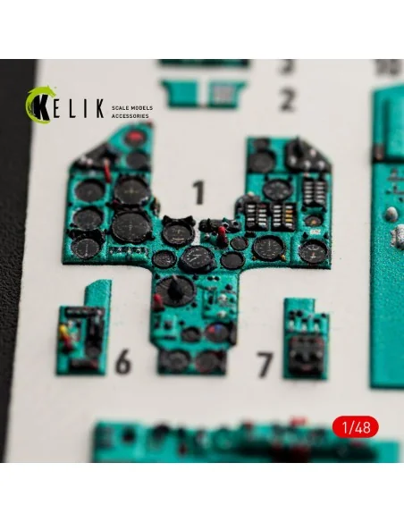 MiG-23MF - interior 3D decals for Trumpeter, 1/48 - Kelik K48199
