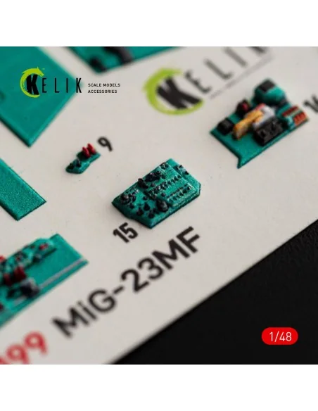 MiG-23MF - interior 3D decals for Trumpeter, 1/48 - Kelik K48199