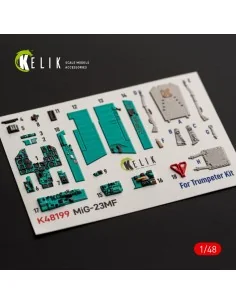 MiG-23MF - interior 3D decals for Trumpeter, 1/48 - Kelik K48199 2