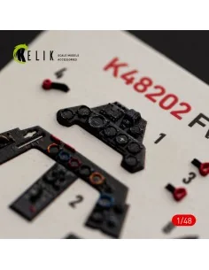 FW-190D-9 - interior 3D decals for MiniArt, 1/48 - Kelik K48202