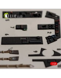 FW-190D-9 - interior 3D decals for MiniArt, 1/48 - Kelik K48202 2