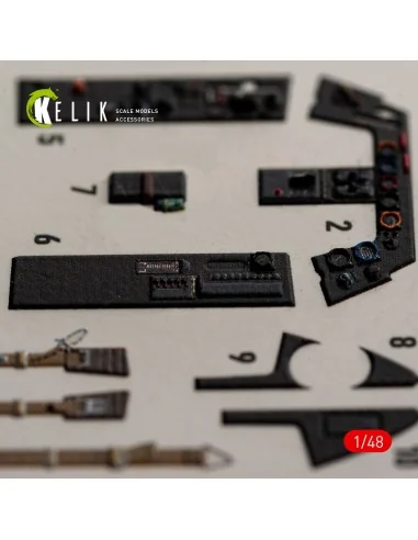 FW-190D-9 - interior 3D decals for MiniArt, 1/48 - Kelik K48202