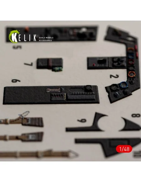 FW-190D-9 - interior 3D decals for MiniArt, 1/48 - Kelik K48202