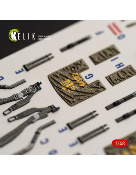 F-4E Terminator - interior 3D decals for Hasegawa, 1/48 - Kelik K48203