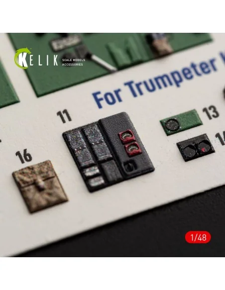 Fulmar Mk.II - interior 3D decals for Trumpeter, 1/48 - Kelik K48204