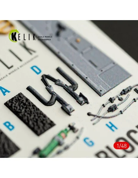 F-16CM - interior 3D decals for Great Wall Hobby, 1/48 - Kelik K48209