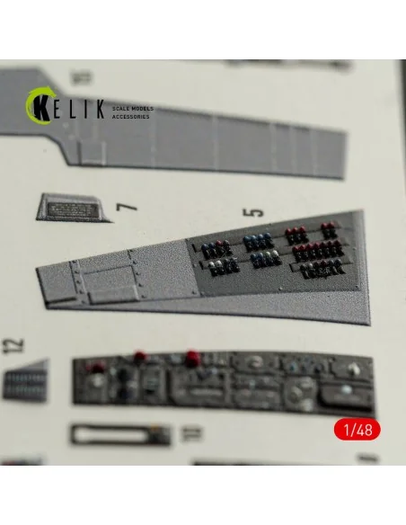 F-106A Delta Dart Type 1 - interior 3D decals for Trumpeter, 1/48 -...