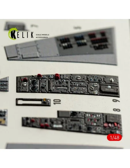 F-106A Delta Dart Type 1 - interior 3D decals for Trumpeter, 1/48 -...