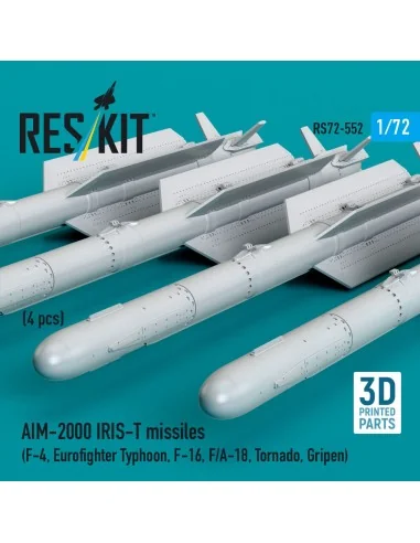 AIM-2000 IRIS-T missiles (4 pcs) (F-4, Eurofighter Typhoon, F-16, F...