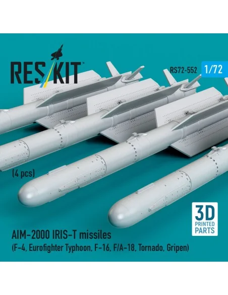 AIM-2000 IRIS-T missiles (4 pcs) (F-4, Eurofighter Typhoon, F-16, F...