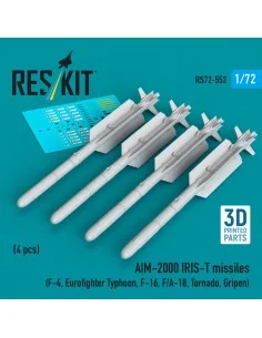 AIM-2000 IRIS-T missiles (4 pcs) (F-4, Eurofighter Typhoon, F-16, F...