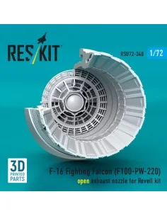 F-16 Fighting Falcon (F100-PW-220) open exhaust nozzle (3D Printed)...
