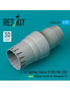 F-16 Fighting Falcon (F100-PW-220) open exhaust nozzle (3D Printed)... 2