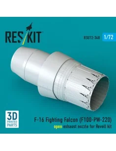 F-16 Fighting Falcon (F100-PW-220) open exhaust nozzle (3D Printed)...