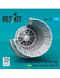 F-16 Fighting Falcon (F100-PW-220) open exhaust nozzle (3D Printed)...