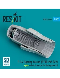 F-16 Fighting Falcon (F100-PW-229) open exhaust nozzle (3D Printed)... 2