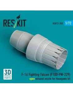 F-16 Fighting Falcon (F100-PW-229) open exhaust nozzle (3D Printed)...