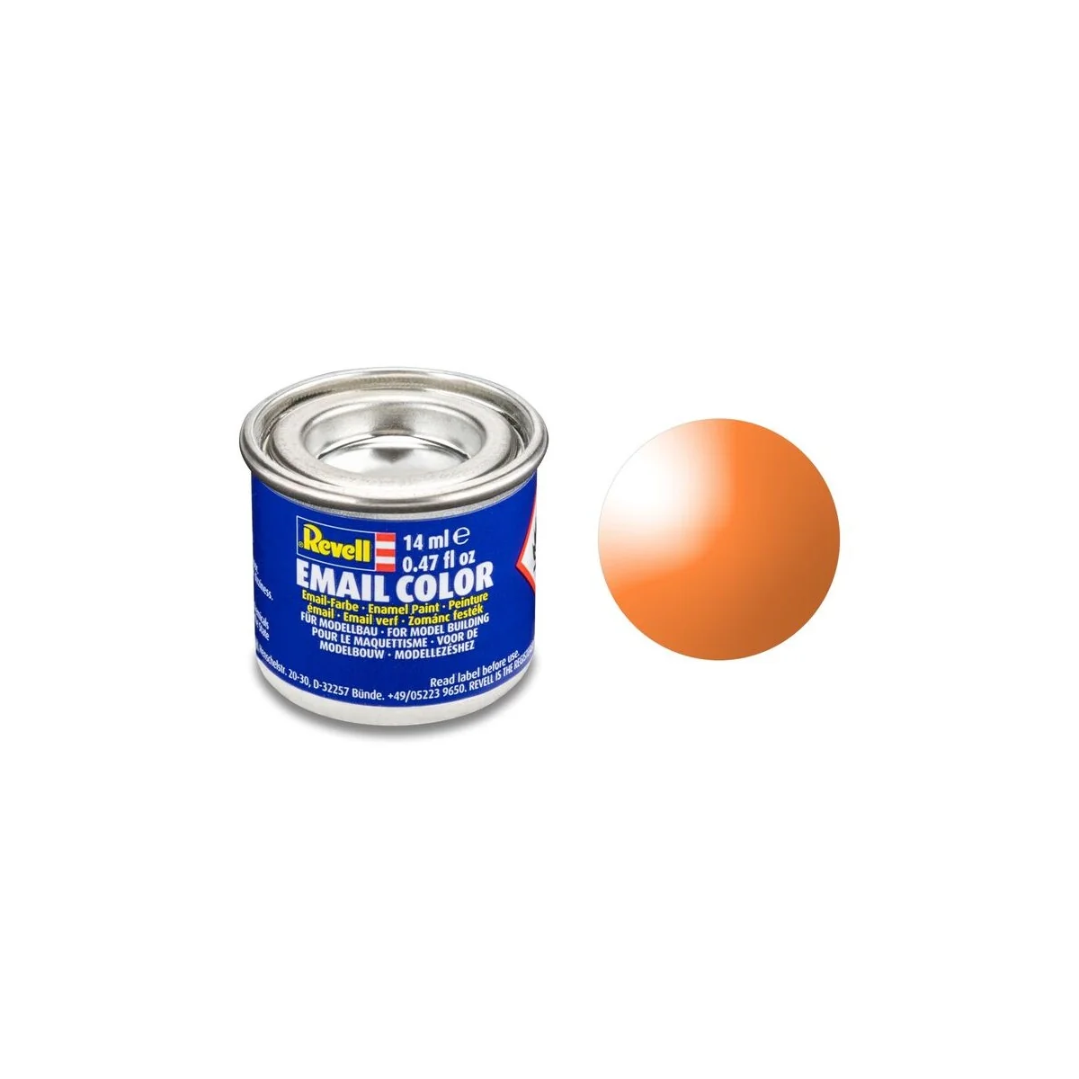 Revell Enamel orange, klar - Revell 32730
