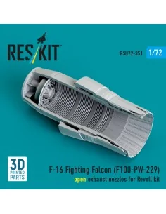 F-16 Fighting Falcon (F100-PW-229) open exhaust nozzle (3D Printed)... 2