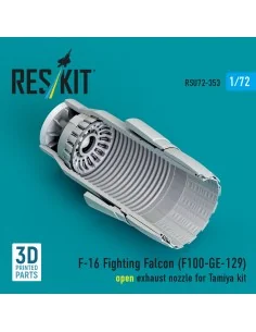 F-16 Fighting Falcon (F110-GE-129) open exhaust nozzle (3D Printed)... 2