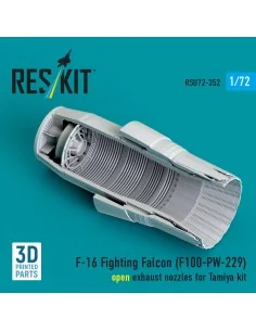 F-16 Fighting Falcon (F100-PW-229) open exhaust nozzle (3D Printed)... 2