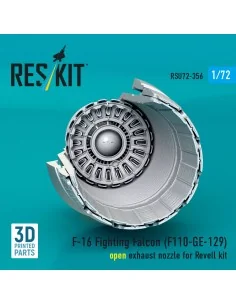 F-16 Fighting Falcon (F110-GE-129) open exhaust nozzle (3D Printed)...