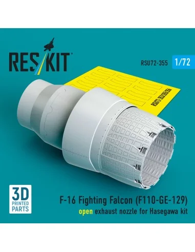 F-16 Fighting Falcon (F110-GE-129) open exhaust nozzle (3D Printed)...