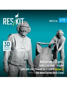 Red jerseys (2 pcs), AERO 21A (MHU-191A/M) with AIM-54C Phoenix for...