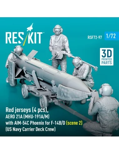 Red jerseys (4 pcs), AERO 21A (MHU-191A/M) with AIM-54C Phoenix for...